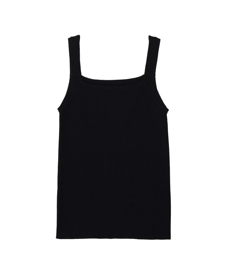 earth music&ecology「リブニットタンクトップ」|キャミソール|
