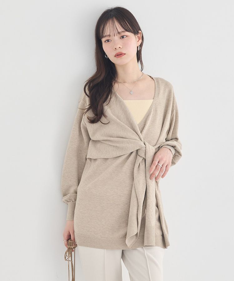 earth music&ecology「リブニットタンクトップ」|キャミソール|