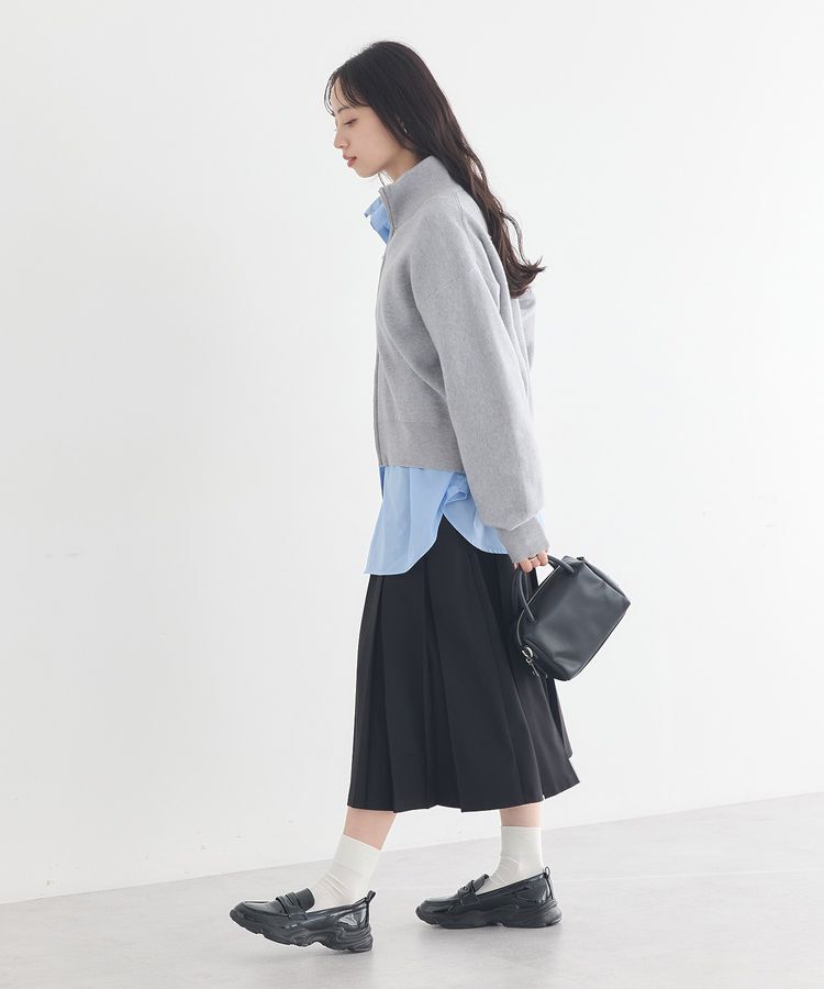 earth music&ecology「ダブルジップカーディガン」|カーディガン|