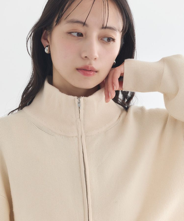 earth music&ecology「ダブルジップカーディガン」|カーディガン|