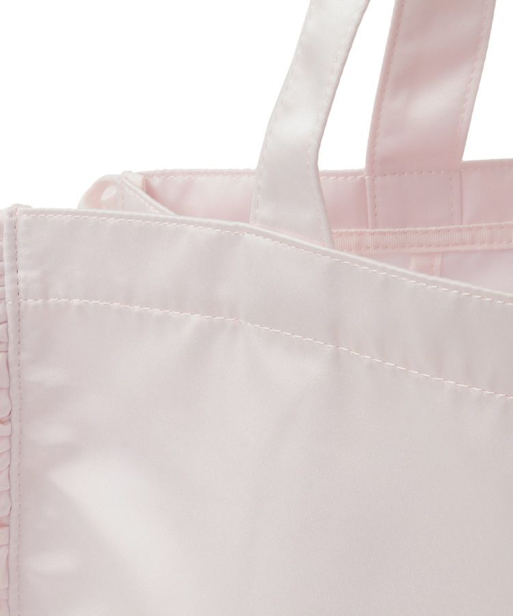 Maison de FLEUR「サテンフリルスクエアトートバッグ」|トートバッグ|