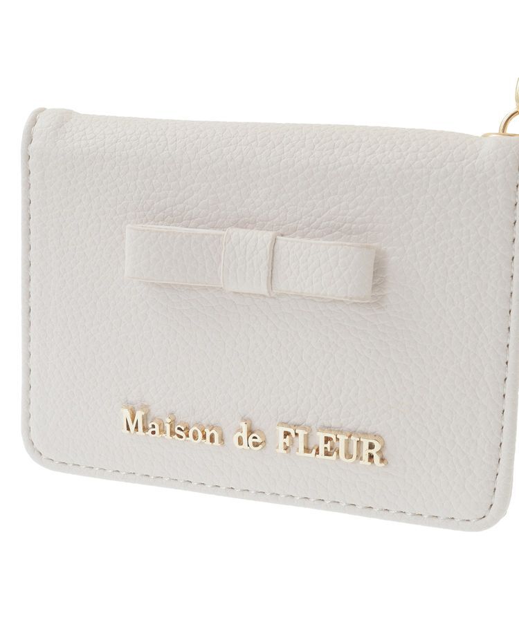 Maison de FLEUR「二つ折りリールパスケース」|財布|