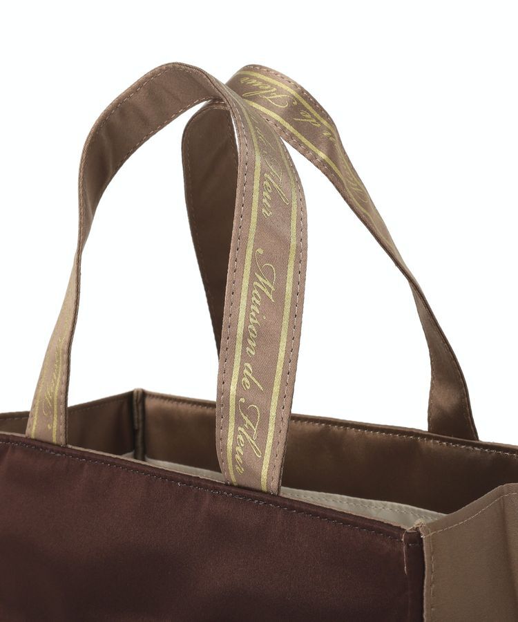 Maison de FLEUR「FLEURチョコレートスクエアトートバッグ」|トートバッグ|