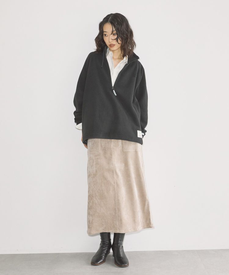 AMERICAN HOLIC「Discus フリースハーフジッププルオーバー」|スウェット・ジャージ|