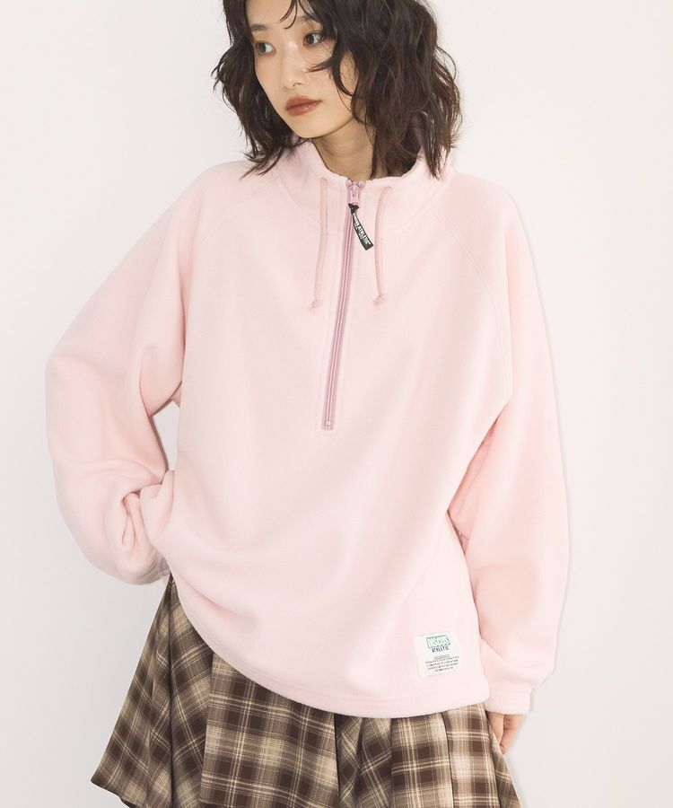 AMERICAN HOLIC「Discus フリースハーフジッププルオーバー」|スウェット・ジャージ|