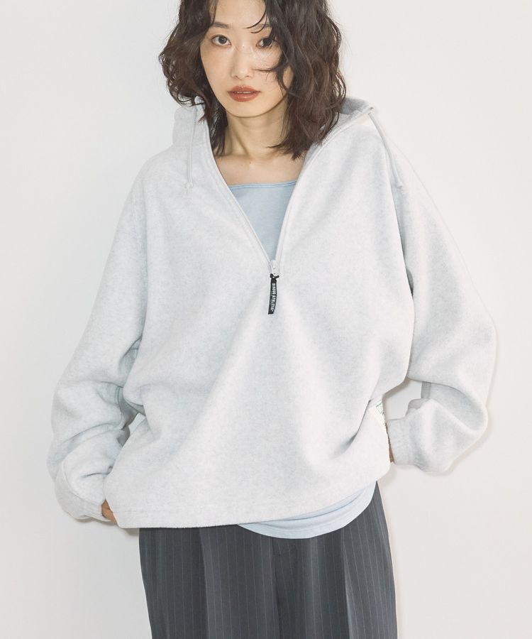 AMERICAN HOLIC「Discus フリースハーフジッププルオーバー」|スウェット・ジャージ|