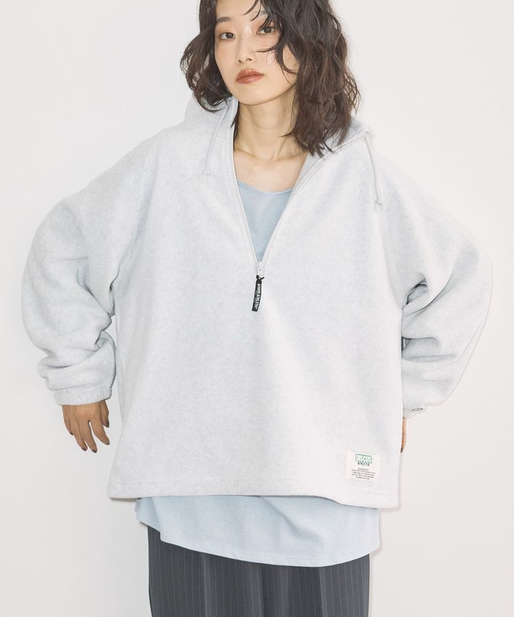 AMERICAN HOLIC「Discus フリースハーフジッププルオーバー」|スウェット・ジャージ|