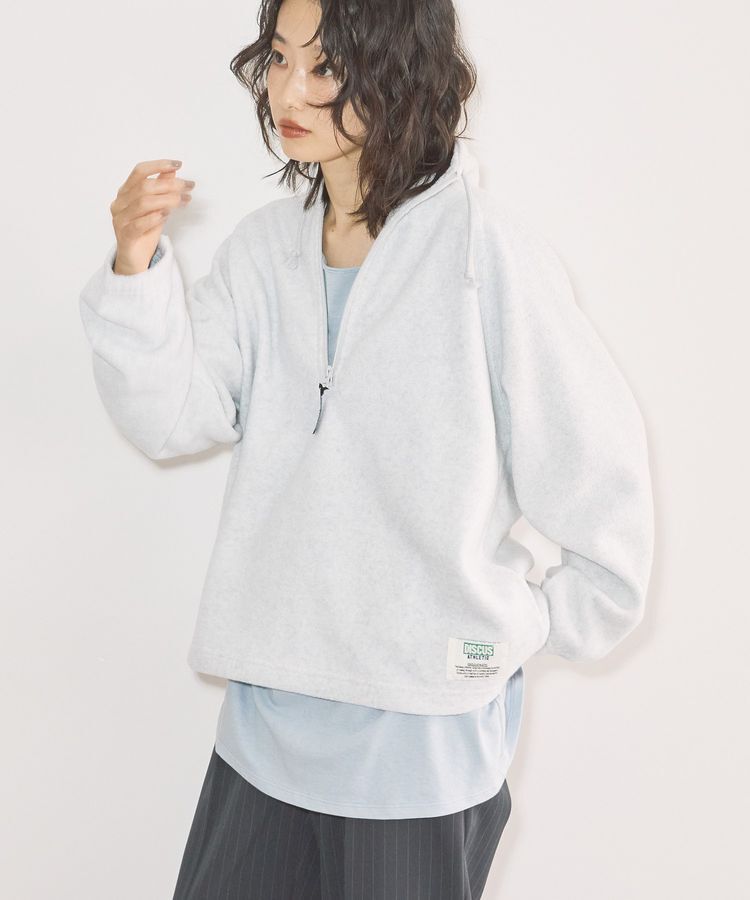 AMERICAN HOLIC「Discus フリースハーフジッププルオーバー」|スウェット・ジャージ|