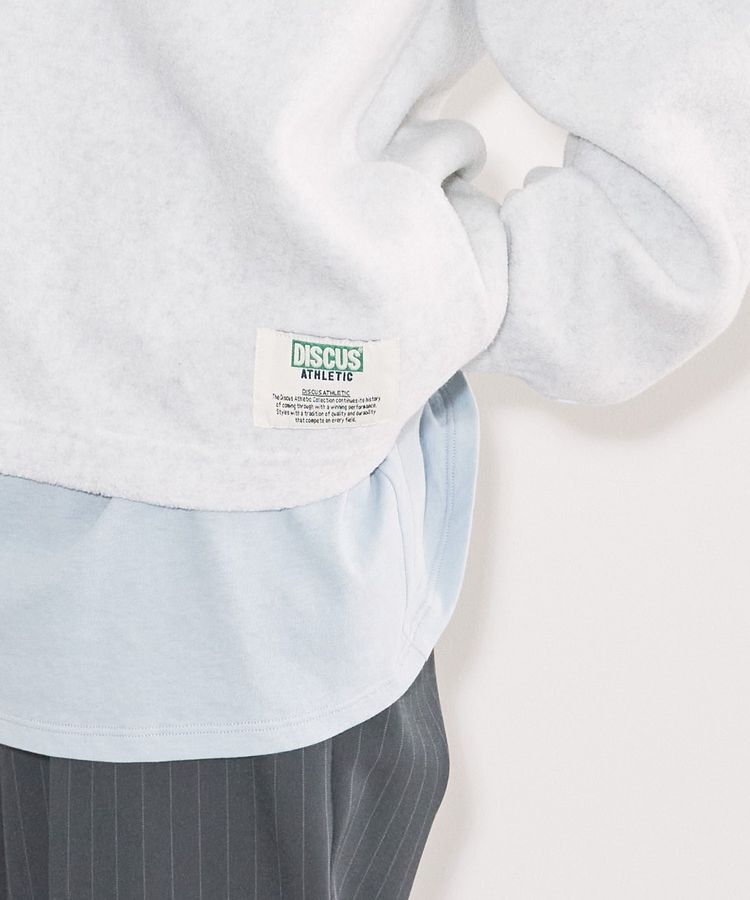 AMERICAN HOLIC「Discus フリースハーフジッププルオーバー」|スウェット・ジャージ|