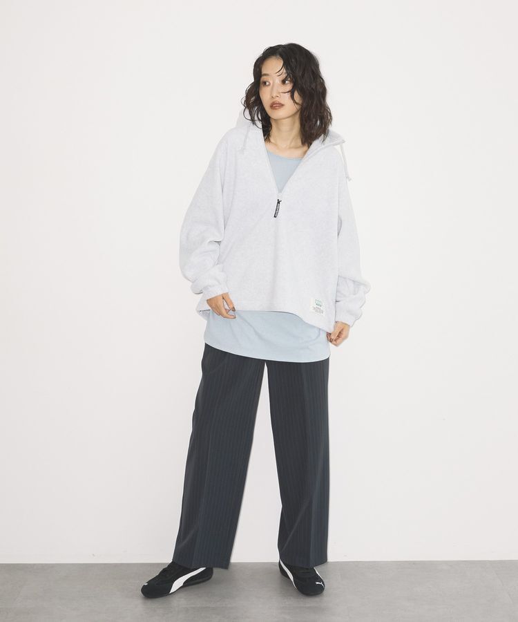 AMERICAN HOLIC「Discus フリースハーフジッププルオーバー」|スウェット・ジャージ|