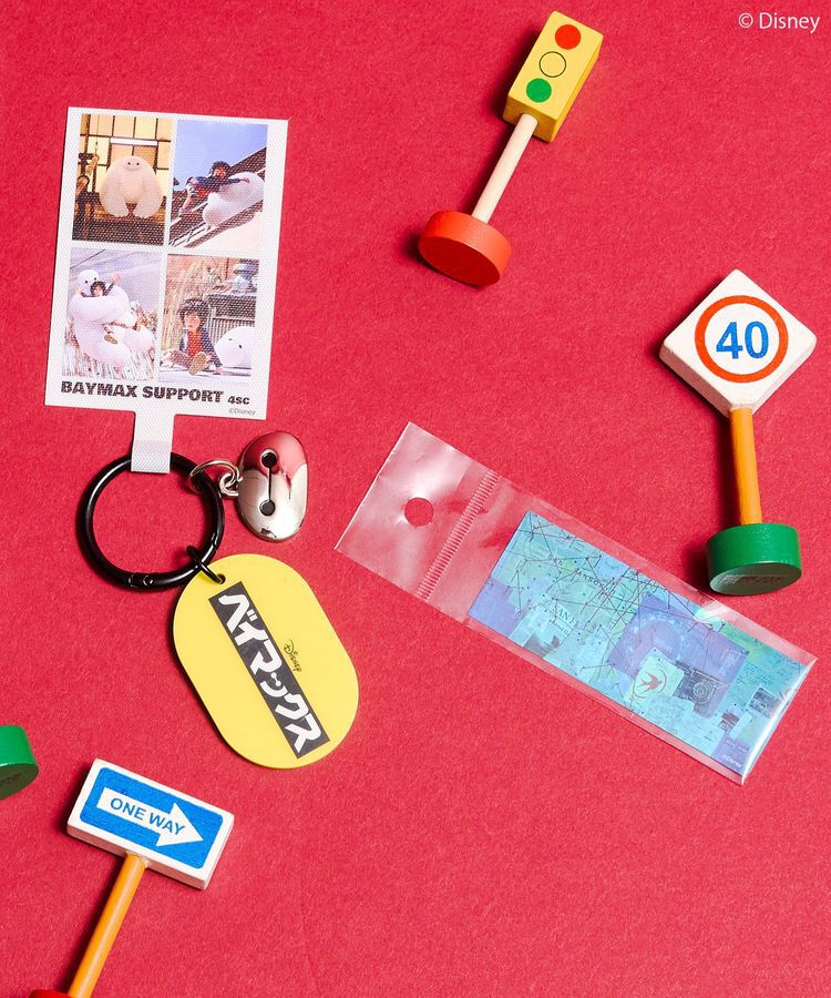 AMERICAN HOLIC「【BAYMAX】スマホタブチャーム＋シールSET」|その他|Yellow