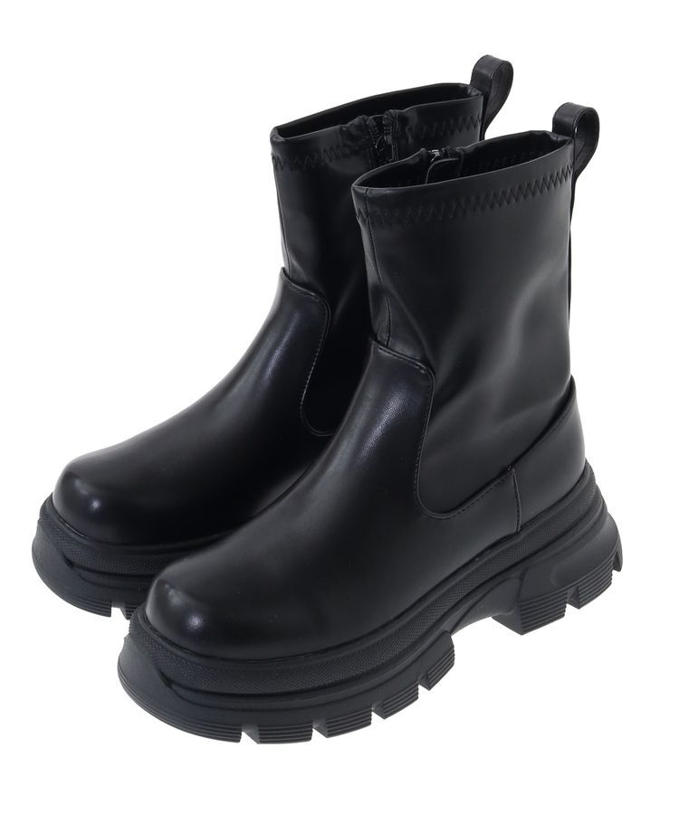 Green Parks「・minia ストレッチショートブーツ」|ショートブーツ|