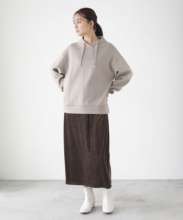 Green Parks「ラメベロアIラインスカート」|スカート|