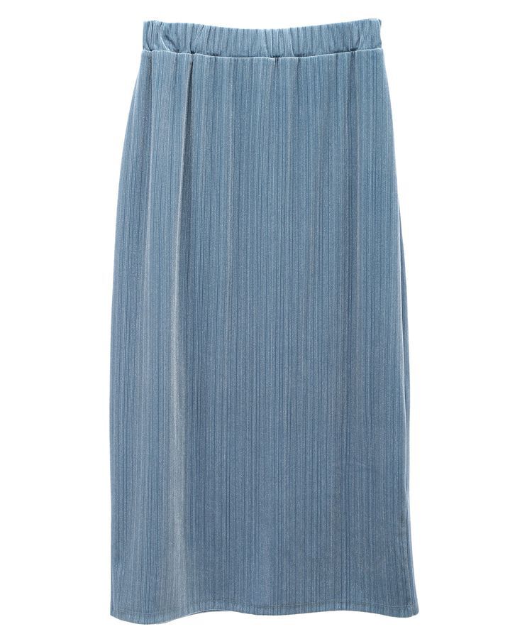 Green Parks「ラメベロアIラインスカート」|スカート|