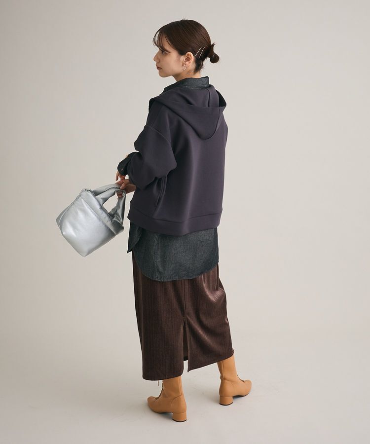 Green Parks「ラメベロアIラインスカート」|スカート|