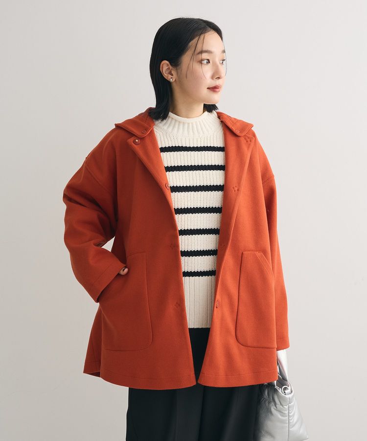 Green Parks「フード取り外しハーフコート」|その他|