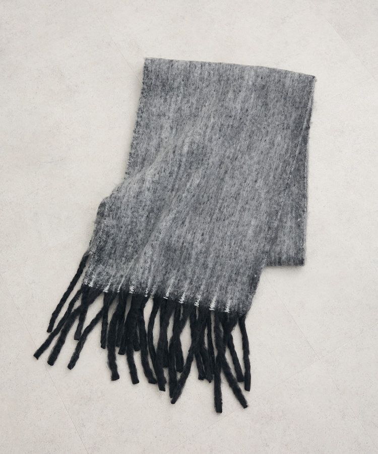 Green Parks「・furry rate ヘアリーカラーマフラー」|マフラー|Black