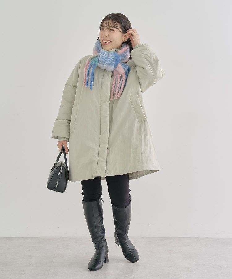 Green Parks「ボリュームチェックマフラー」|マフラー|