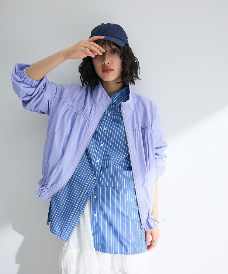 armonia「ギャザーナイロンブルゾン」|ブルゾン・スタジャン|