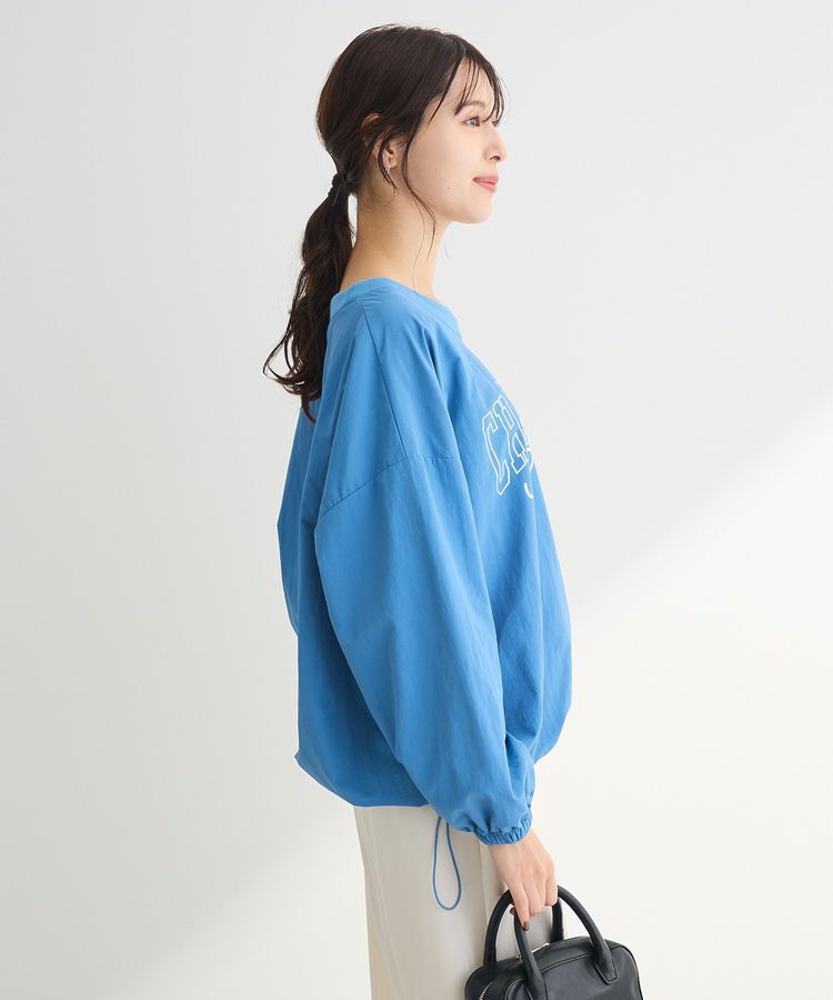 Green Parks「ナイロンロゴVネックプルオーバー」|スウェット・ジャージ|