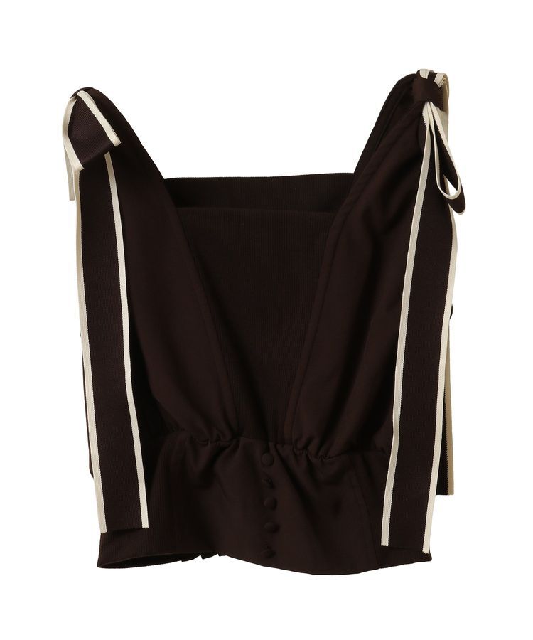 Green Parks「・swing by ショルダーリボンノースリーブ」|Tシャツ・カットソー|