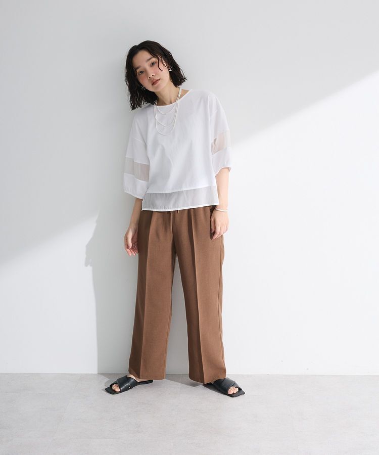 Green Parks「・ELENCARE DUE シアーキリカエプルオーバー」|Tシャツ・カットソー|