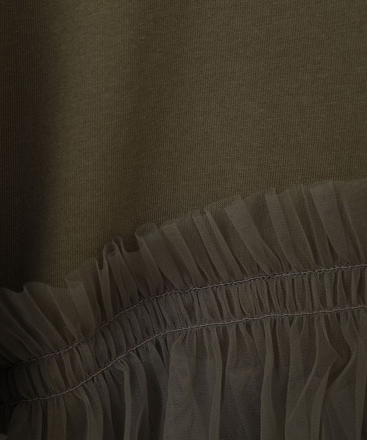 Green Parks「・ELENCARE DUE チュールフリルレイヤーTEE」|Tシャツ・カットソー|