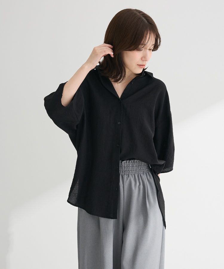 Green Parks「・ELENCARE DUEシアーボリュームスリーブシャツ」|シャツ・ブラウス|