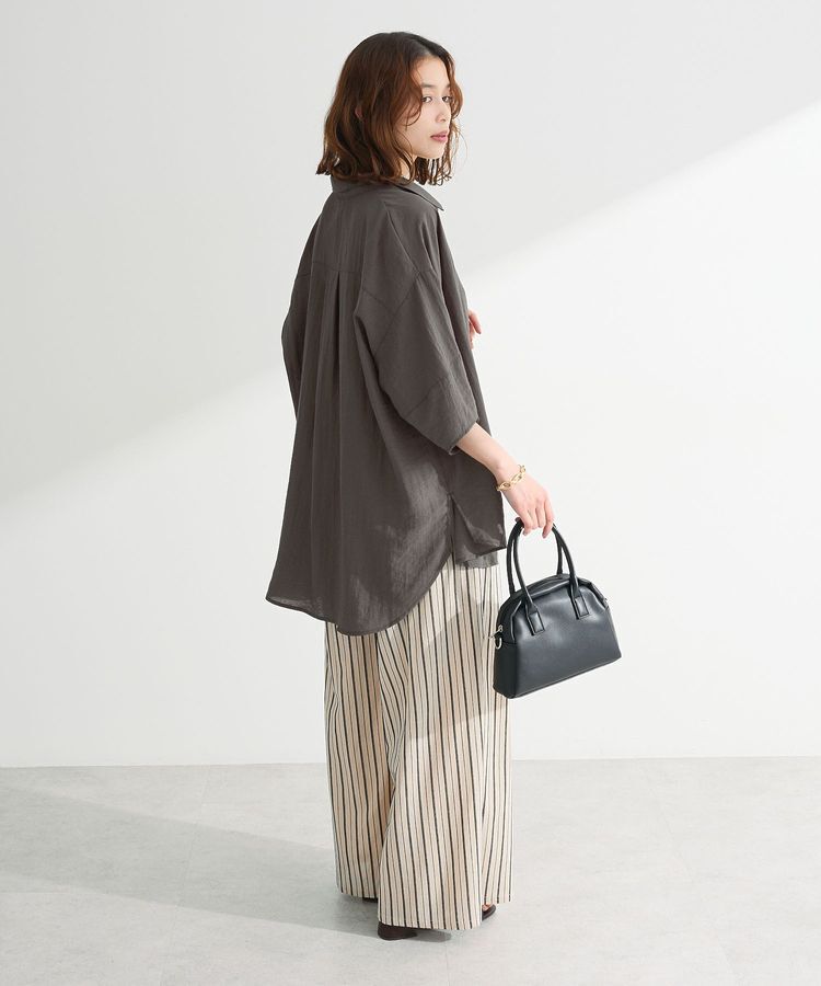 Green Parks「・ELENCARE DUEシアーボリュームスリーブシャツ」|シャツ・ブラウス|