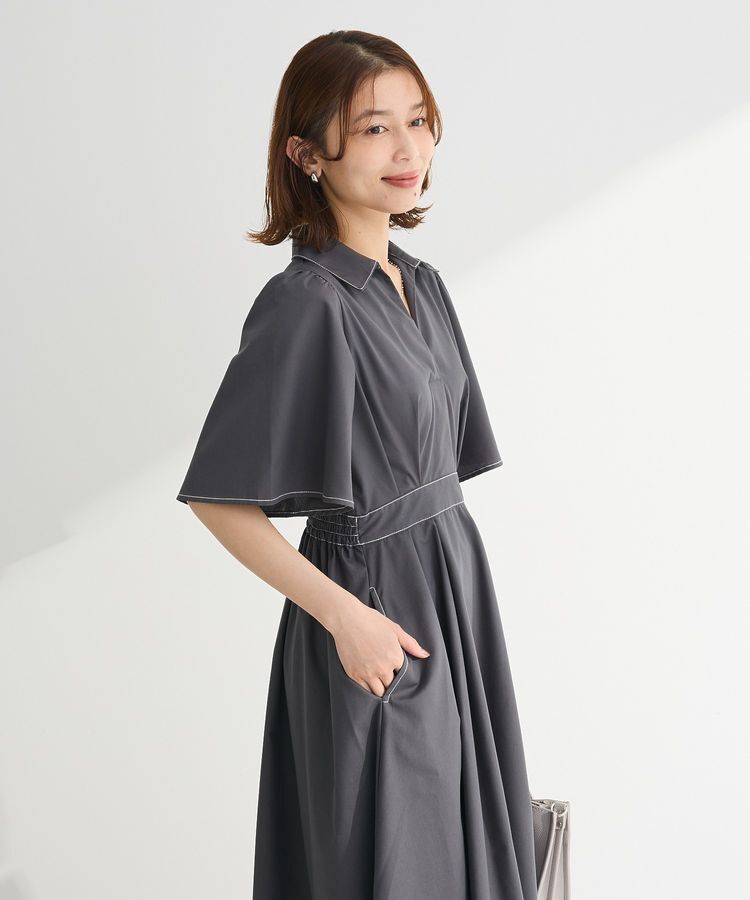 Green Parks「・ELENCARE DUE スキッパーワンピース」|ワンピース|