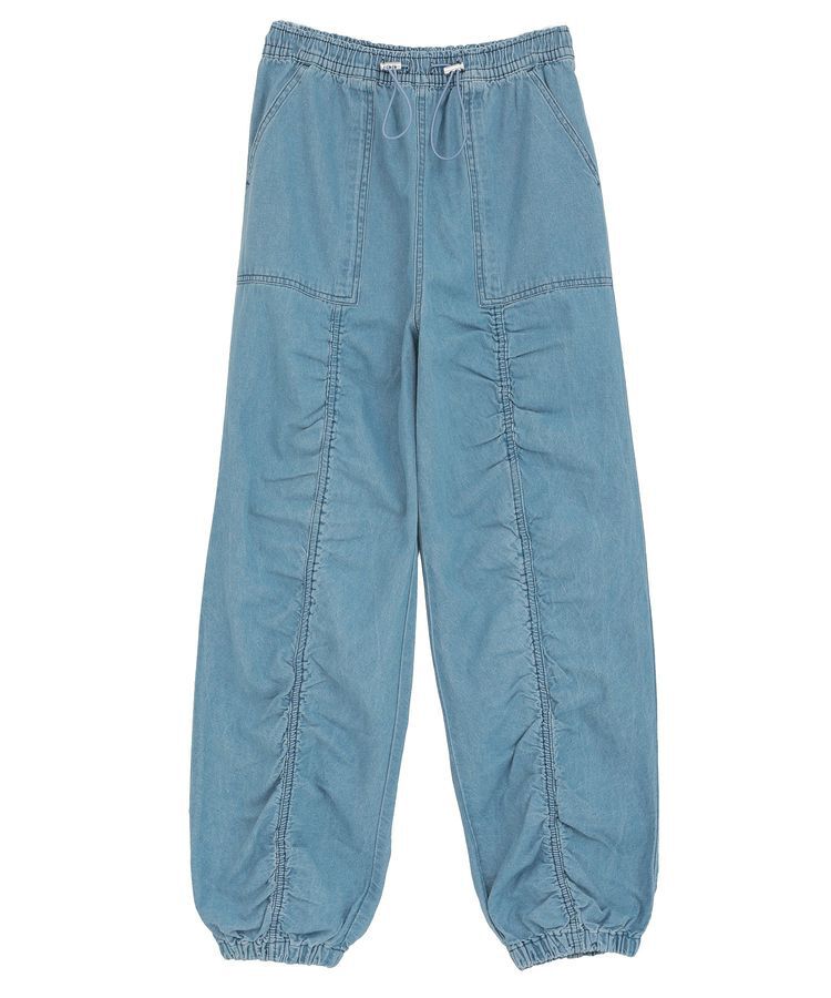 Green Parks「・SUGAR SPOON デニムギャザーパンツ」|デニム|