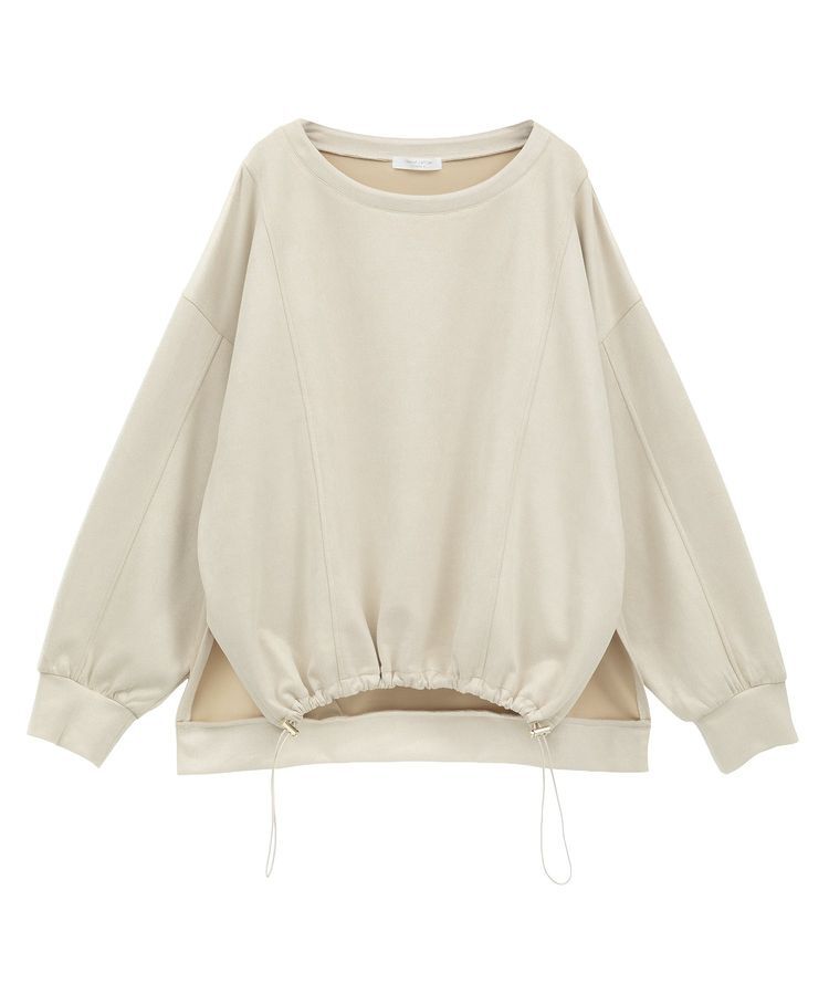 Green Parks「なめらかタッチスウェード調ドロストプルオーバー」|Tシャツ・カットソー|