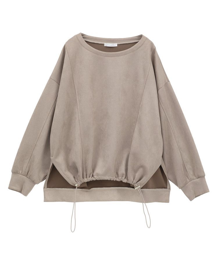 Green Parks「なめらかタッチスウェード調ドロストプルオーバー」|Tシャツ・カットソー|