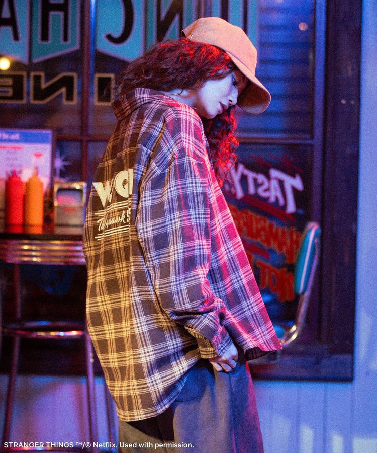 Green Parks「■STRANGER THINGS&times;MINNETONKA チェックシャツ」|シャツ・ブラウス|