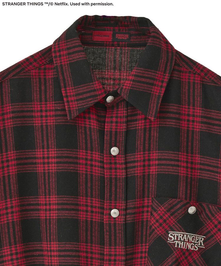 Green Parks「■STRANGER THINGS&times;MINNETONKA チェックシャツ」|シャツ・ブラウス|