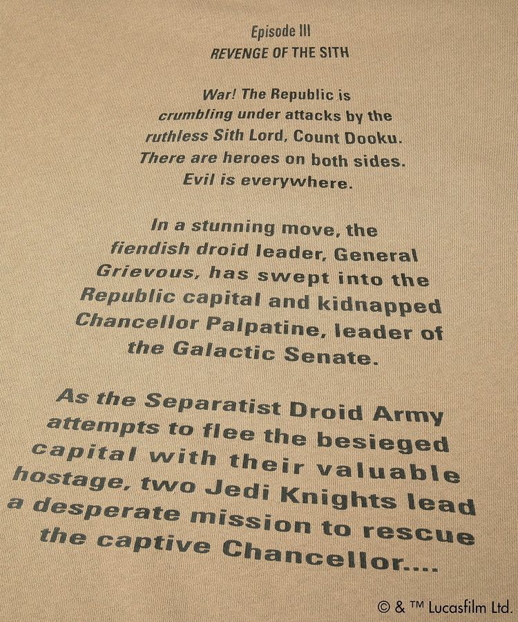 Green Parks「STAR WARS/メタルプリントスウェット」|スウェット・ジャージ|