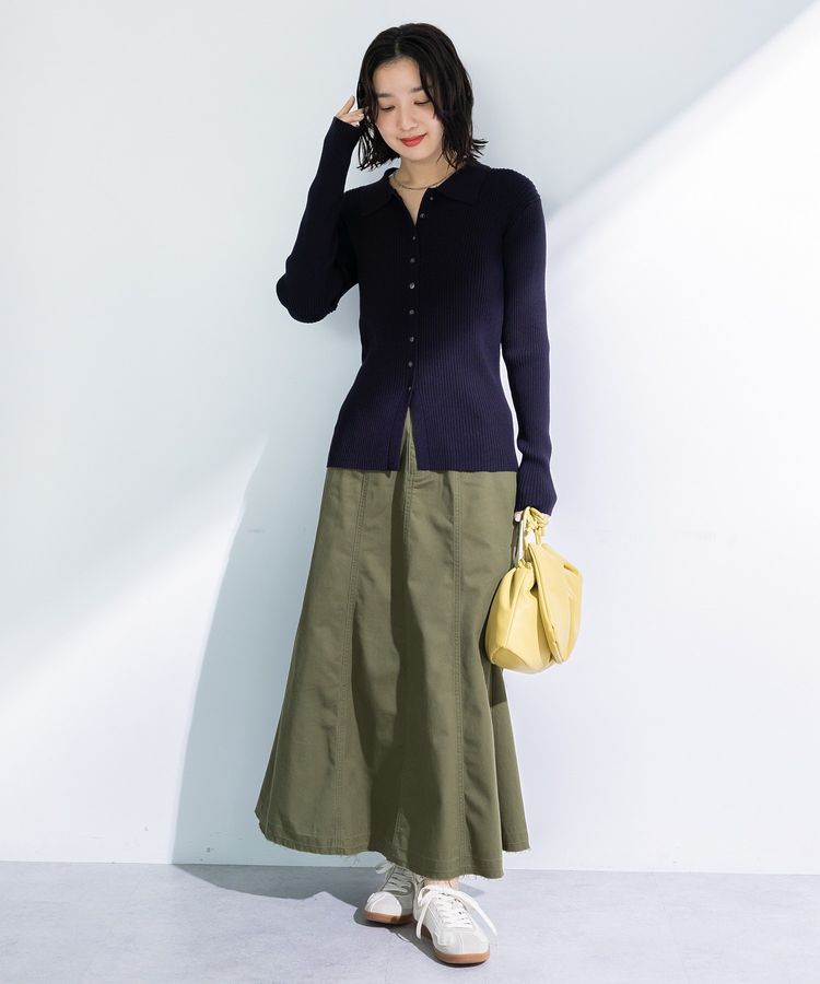 Green Parks「チノマーメイドスカート」|フレア|