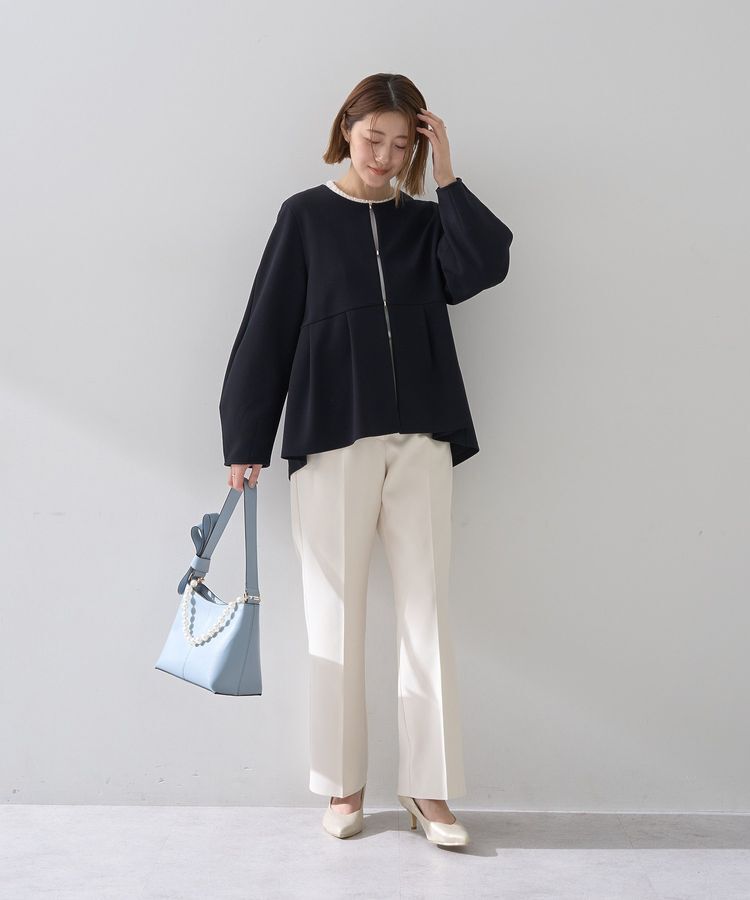 YECCA VECCA「ペプラムジャケット」|テーラードジャケット|
