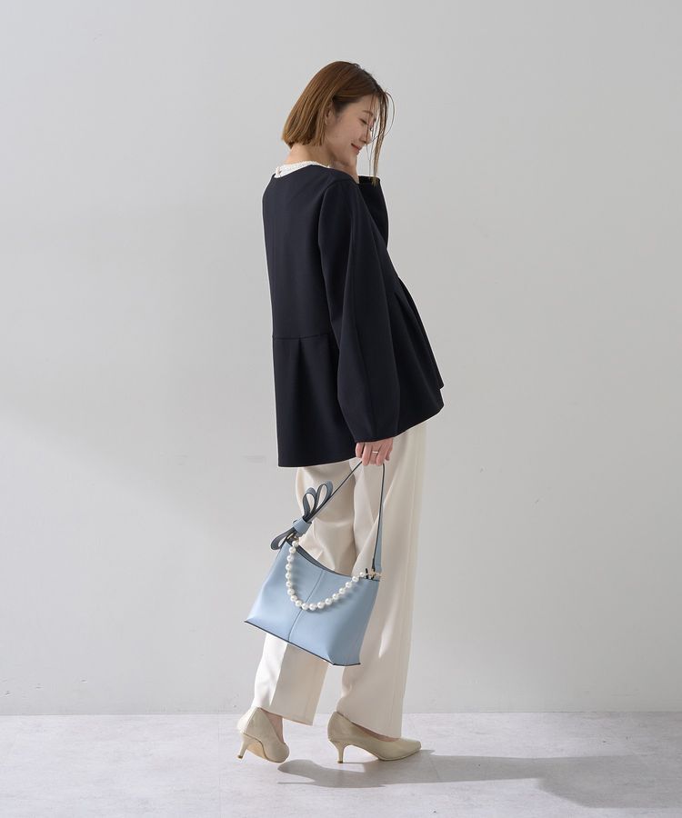 YECCA VECCA「ペプラムジャケット」|テーラードジャケット|