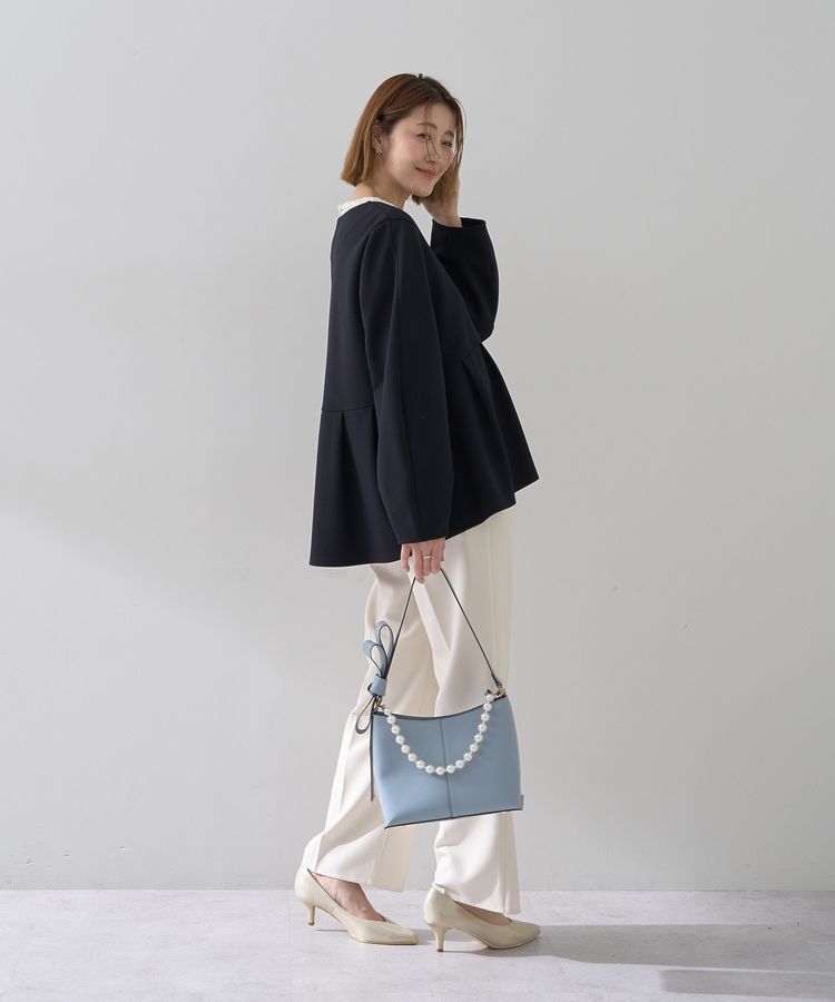 YECCA VECCA「ペプラムジャケット」|テーラードジャケット|