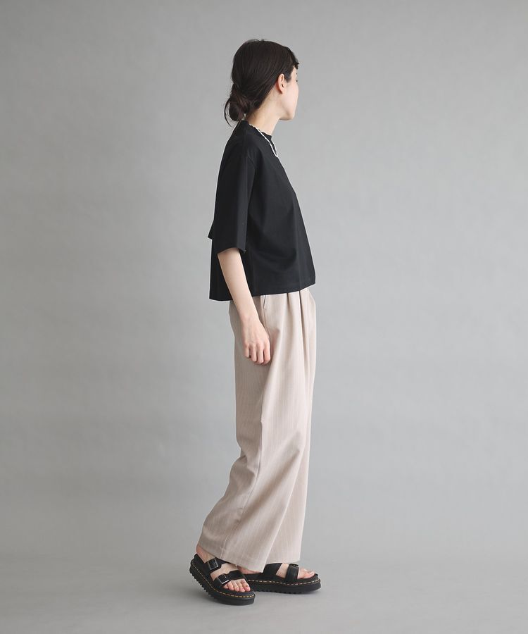 GARAGE OF GOOD CLOTHING「モックネック6分袖プルオーバー」|Tシャツ・カットソー|