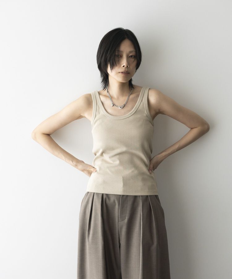 GARAGE OF GOOD CLOTHING「【日本製】FANCTIONALフライスUネックタンクトップ」|インナー|