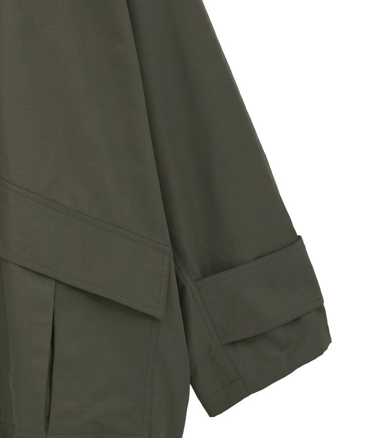 GARAGE OF GOOD CLOTHING「エコレザーカラーバルコート」|ステンカラーコート|