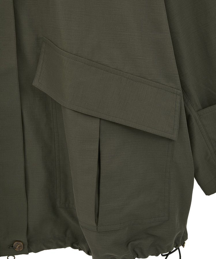 GARAGE OF GOOD CLOTHING「エコレザーカラーバルコート」|ステンカラーコート|