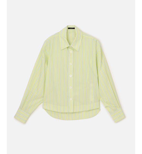 allureville「トリムストライプバックタックシャツ」|シャツ・ブラウス|