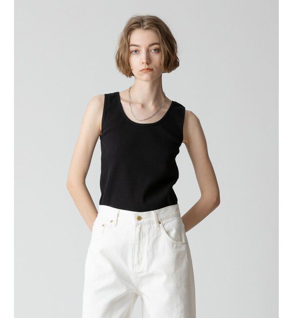 allureville「スクープネックタンク」|その他|ブラック