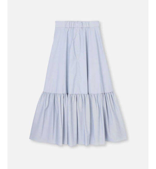 allureville「【セットアップ対応可能】ストライプアシメギャザースカート」|スカート|