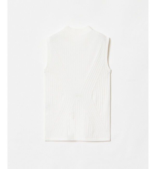 LOULOU WILLOUGHBY「【LOULOU WILLOUGHBY】リブキリカエモックネックプルオーバー」|ニット・セーター|