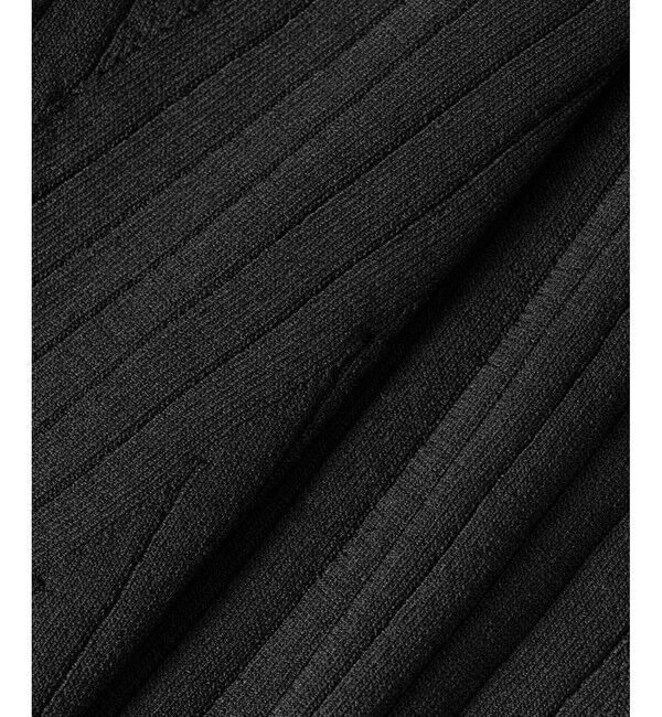 LOULOU WILLOUGHBY「【LOULOU WILLOUGHBY】リブキリカエモックネックプルオーバー」|ニット・セーター|