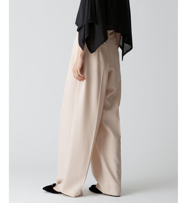 allureville「ギャバタックモダンワイドパンツ」|その他|